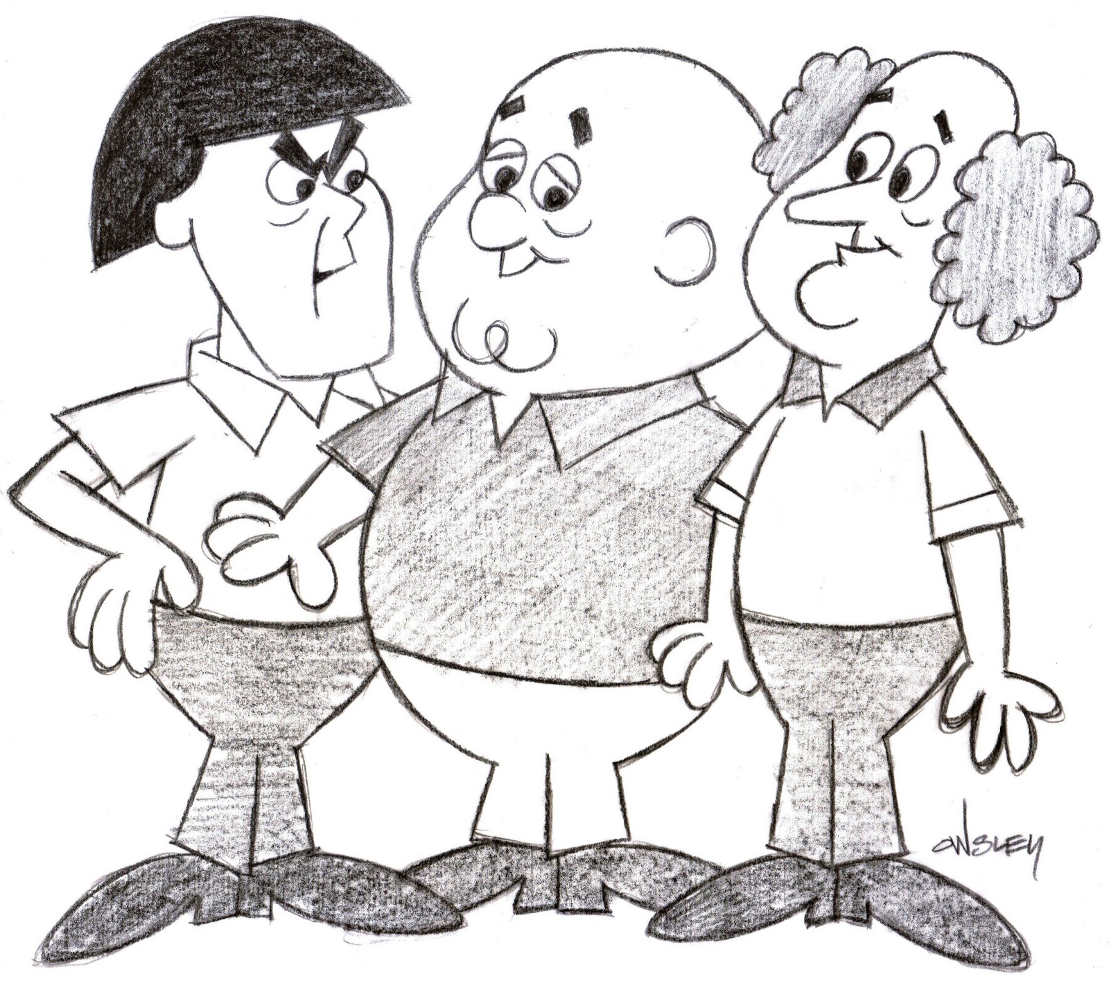 Three stooges clipart 