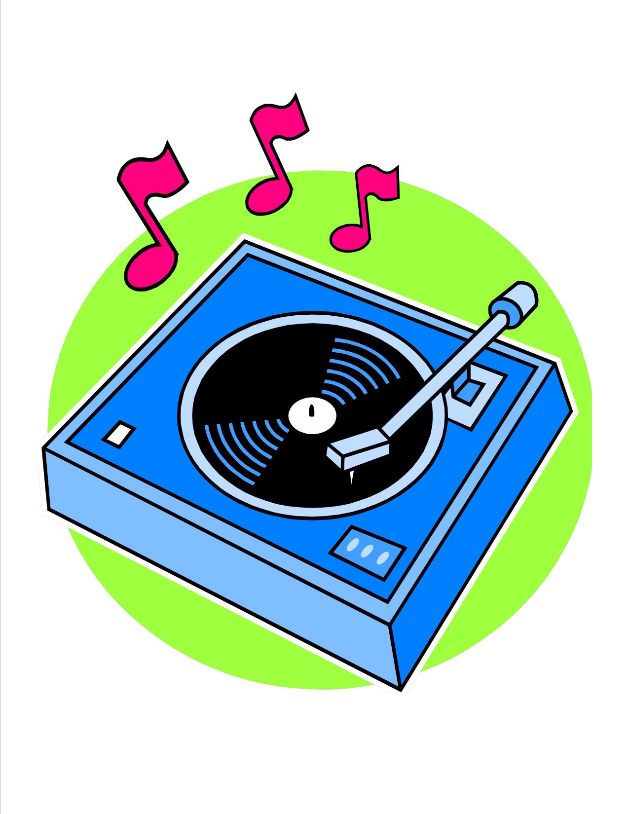 Record Player Clipart Vintage Record Player Clipart Set Retro Record