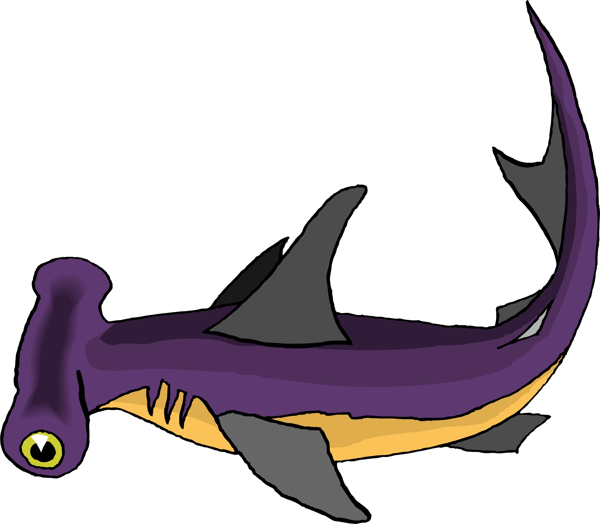 Cartoon Shark Clipart 