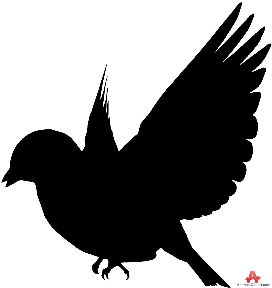 Wings clipart silhouette 