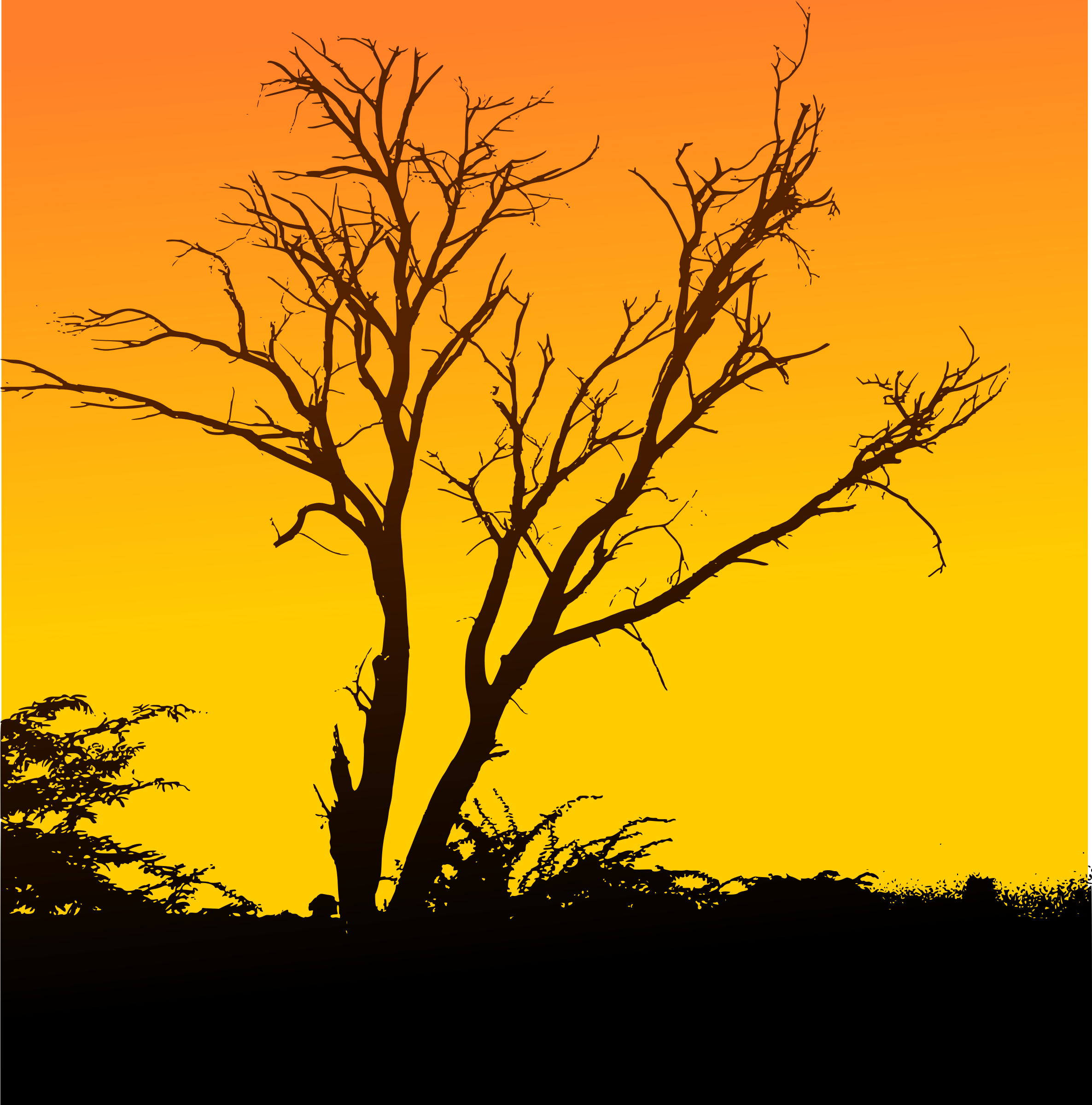 Clipart sunset image 
