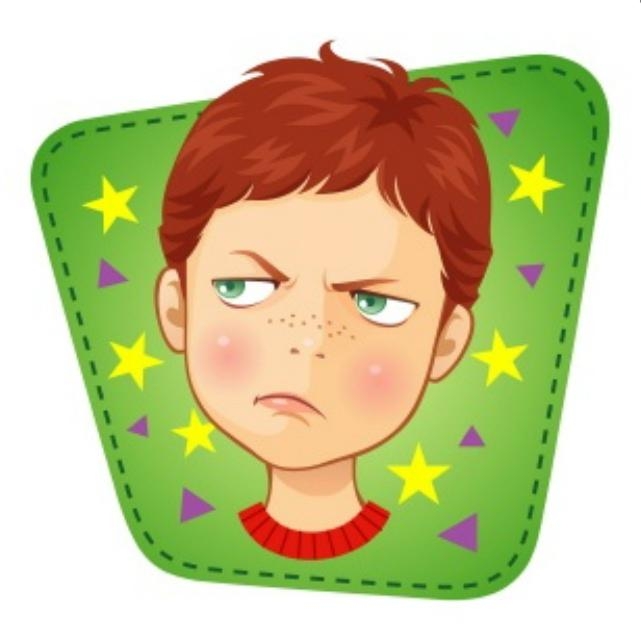 Angry Children Clipart 