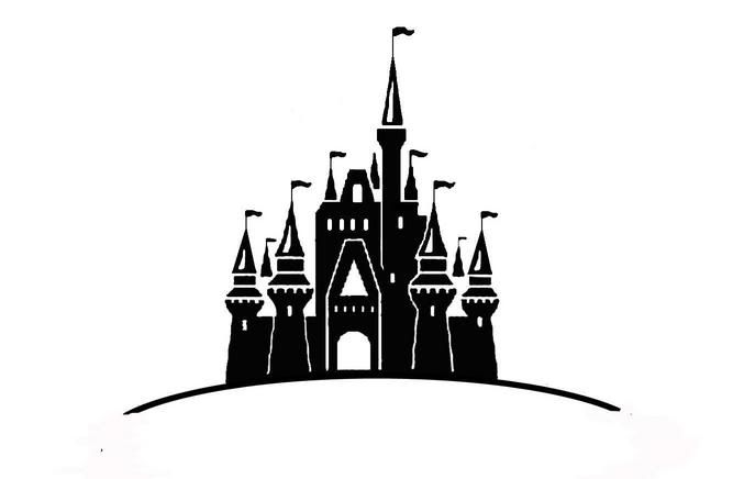 Castle silhouette clip art 