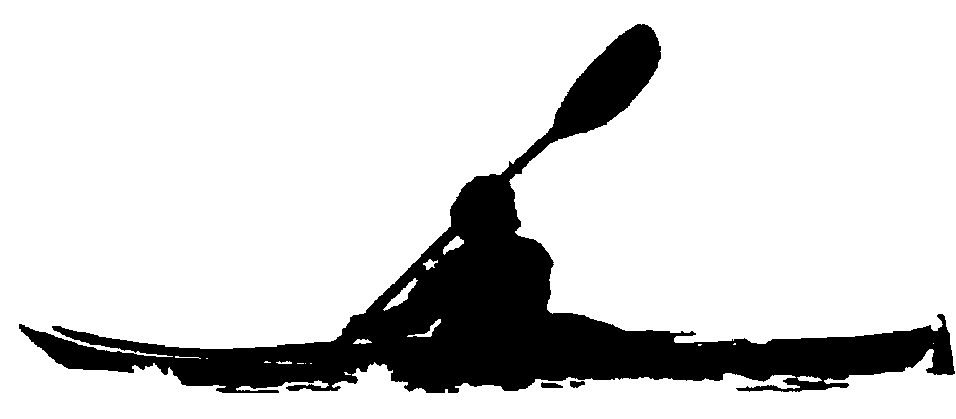 Canoe Silhouette Clip Art 