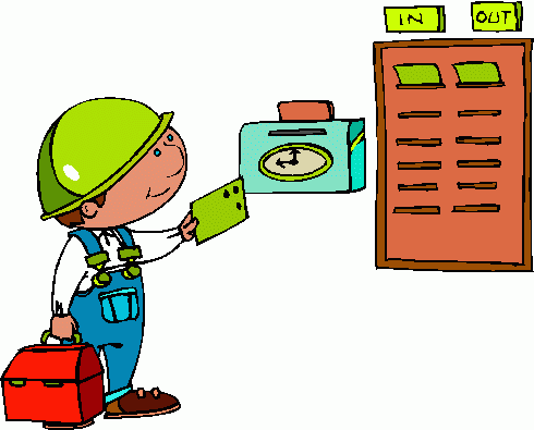 employee time clock clipart - Clip Art Library.