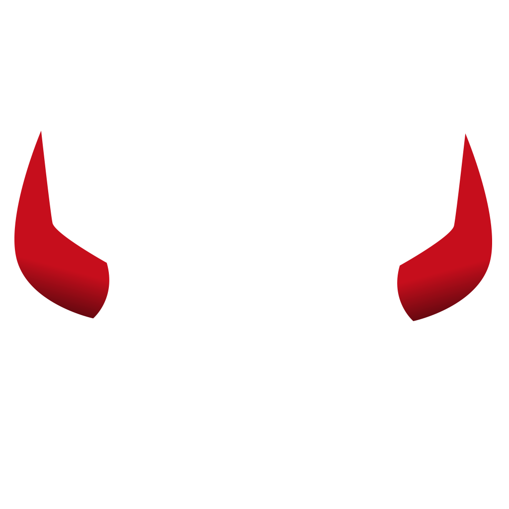 Transparent Devil Horns 