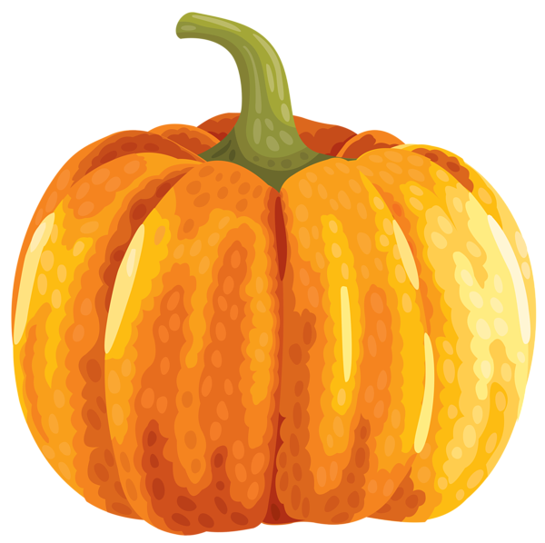 Large Autumn Pumpkin Clipart PNG Image 