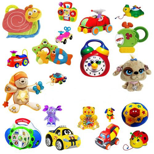 Toys for kids clipart 