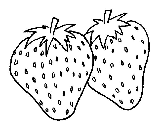 Berries clipart black and white 