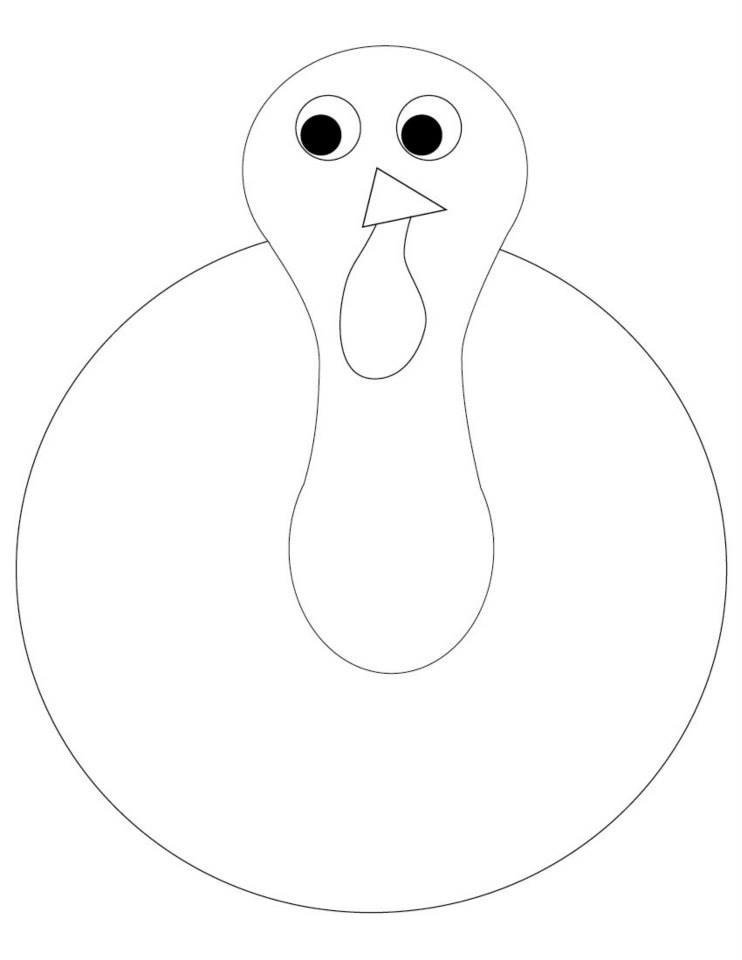Clipart for a featherless turkey body for 3 yr old class 