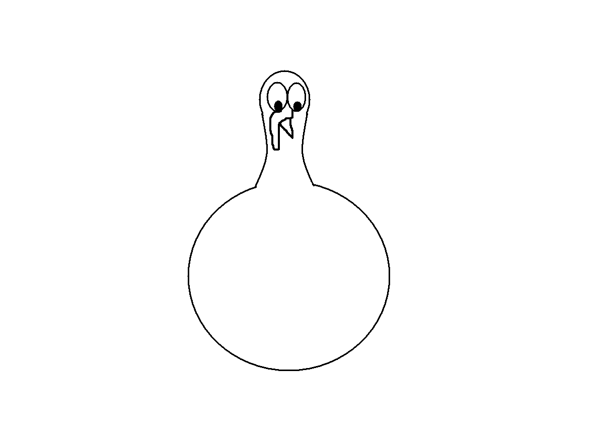 Turkey Outline Clip Art Library