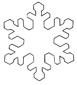 Snowflake clipart 