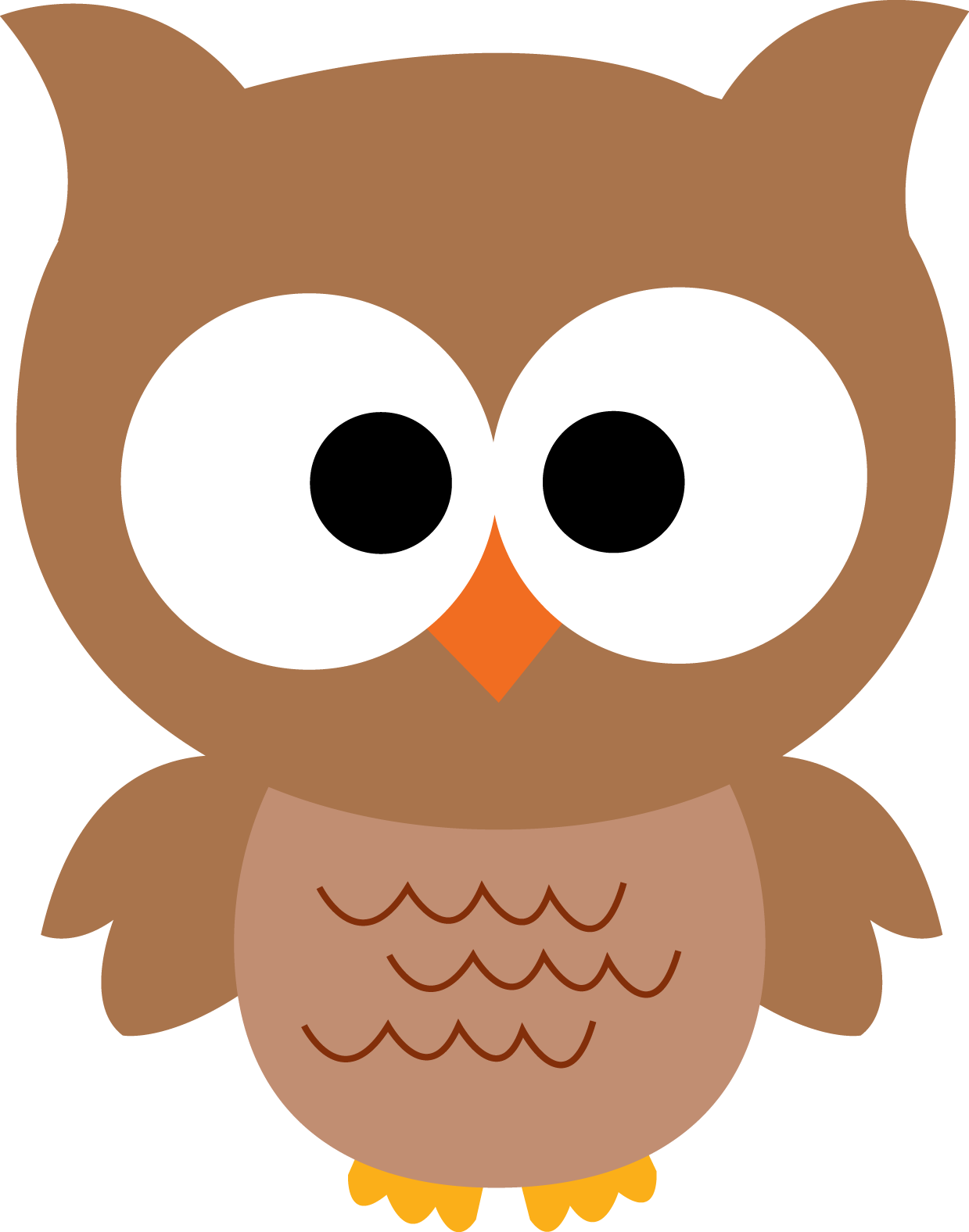 Owl Outline Clip Art 