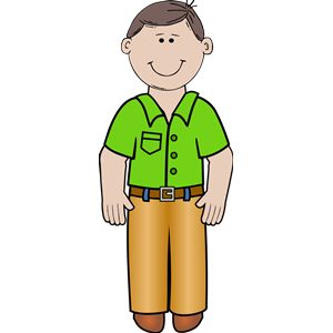 Person Standing Clipart 