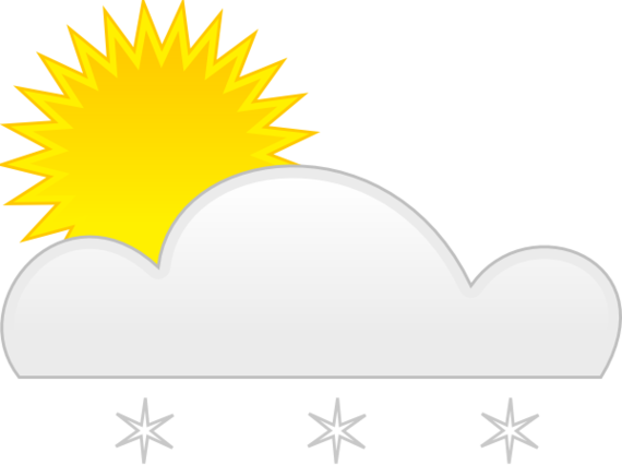 Sun Snow Clip Art Free Vector Clipart 