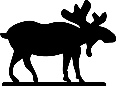 Free moose vector image free vector download 