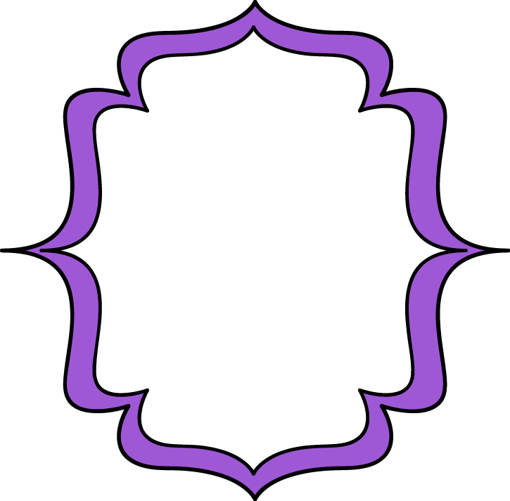 Purple Double Bracket Frame 