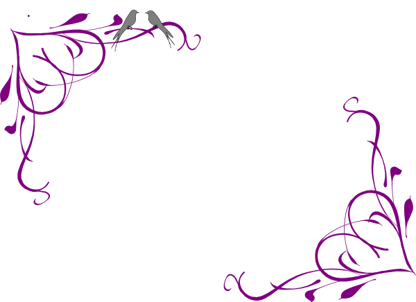 Purple Frame Flowers 