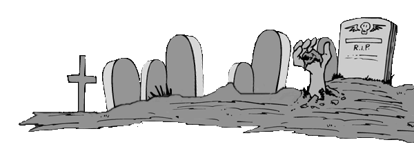 Graveyard clipart 