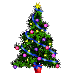 Christmas tree and Xmas decoration animations 