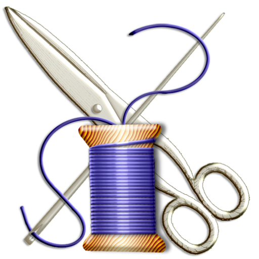 Sewing supplies clipart 