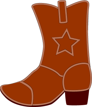 Cowboy with lasso clipart 