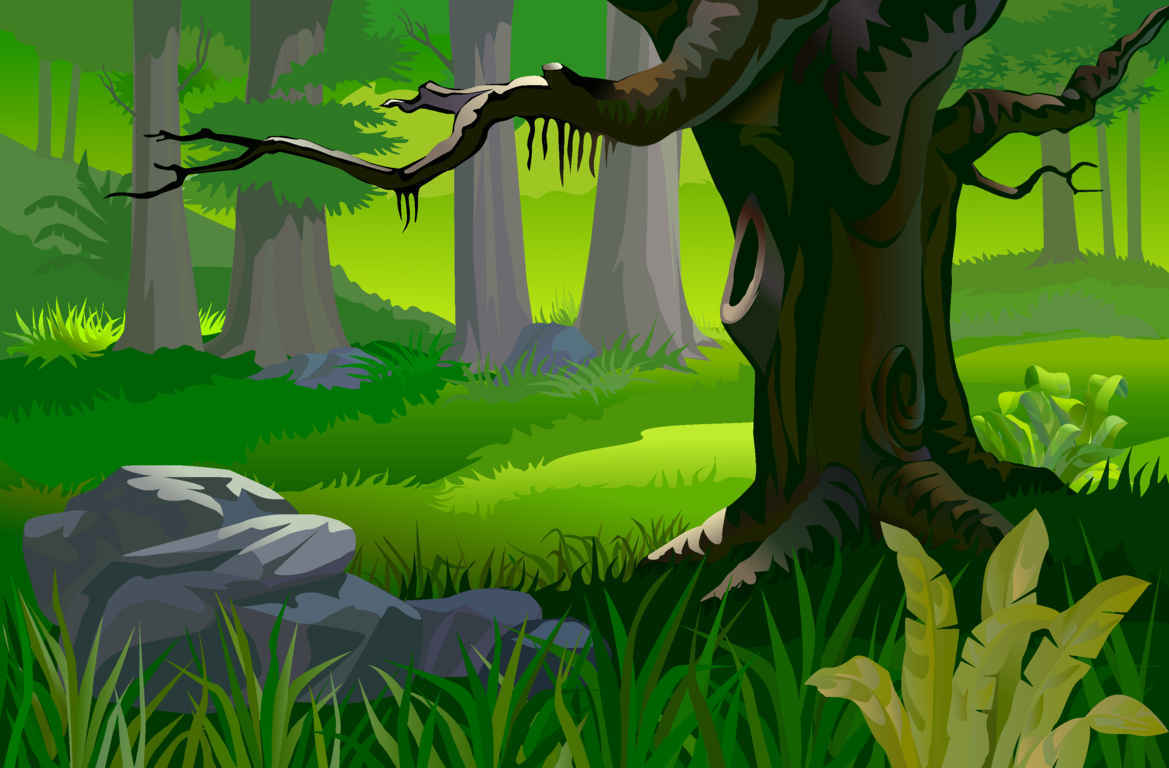 Featured image of post Cartoon Forest Beautiful Forest Drawing Easy