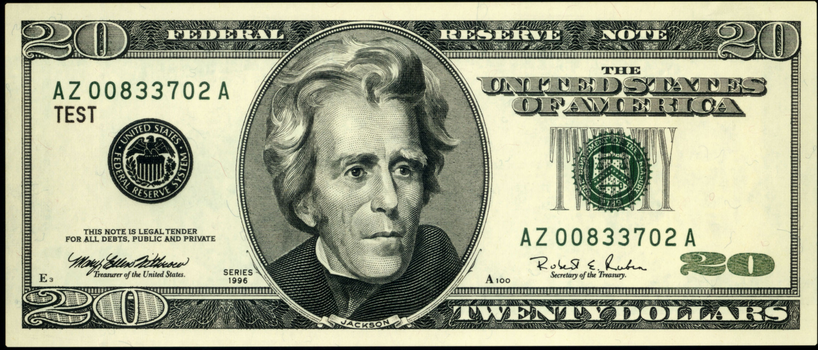 20 Dollar Bill Printable Printable World Holiday