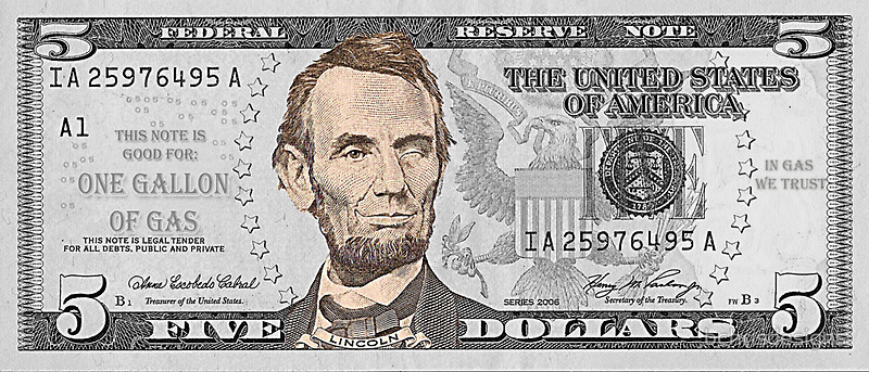 5 Dollar Bill 2006 Clip Art Library