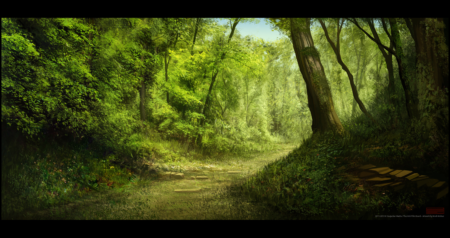 moving backgrounds forest - Clip Art Library