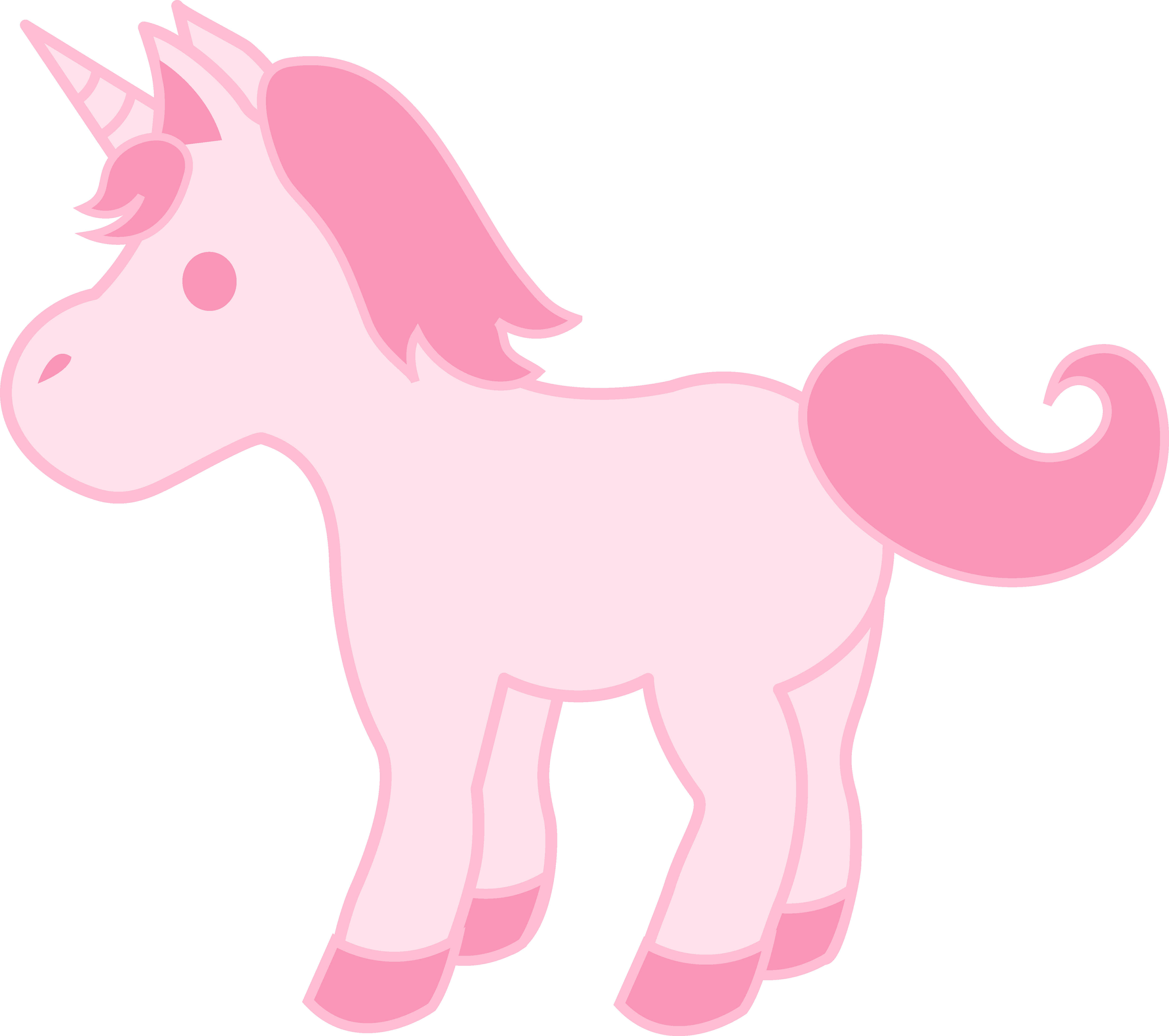 Cute Unicorn Transparent Background Png Download Pastel Unicorn