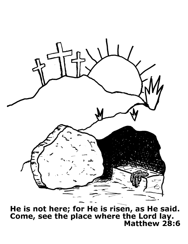 Clipart for easter sunrise service with bible verses 