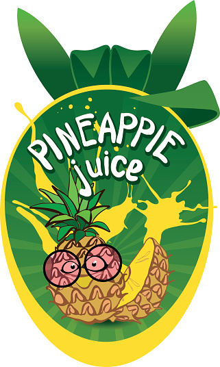 Cartoon Pineapple Clip Art, Vector Image  Illustrations 