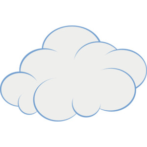 Clipart cloud image 