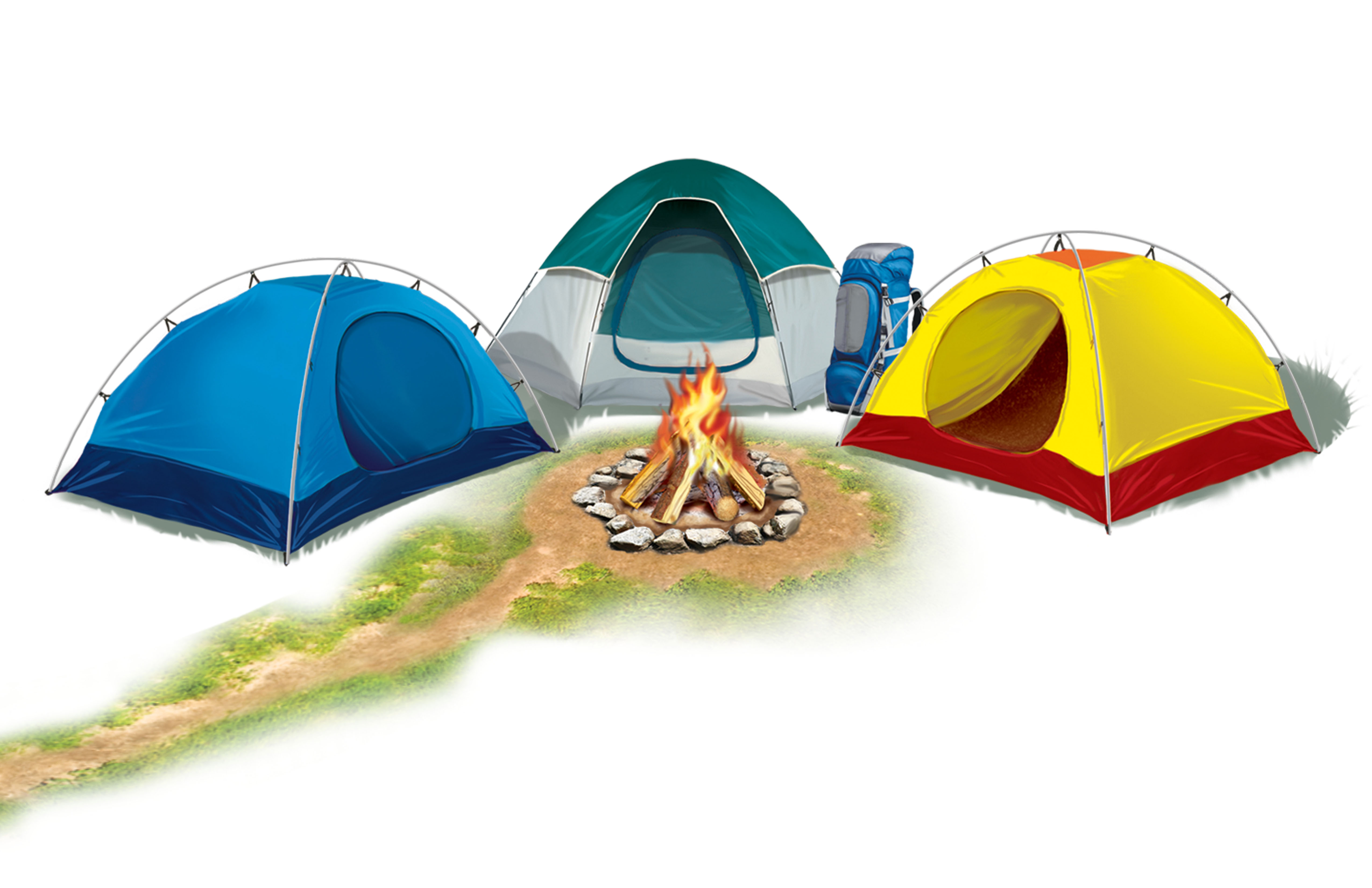 Camping clipart free 