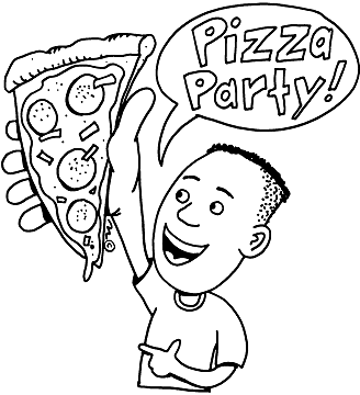 Pizza Party Clipart 