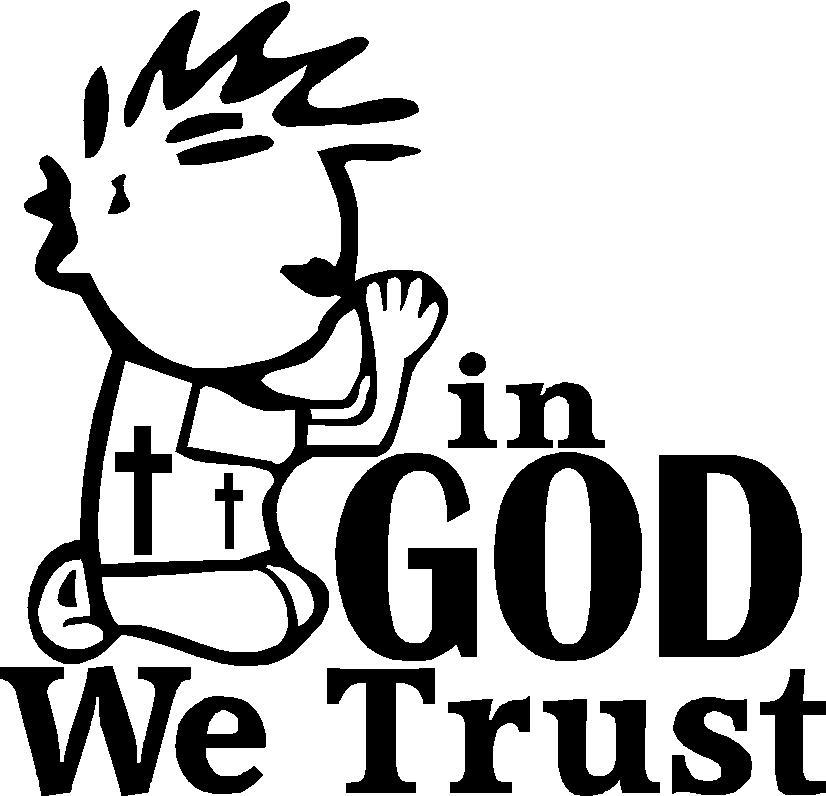 Trust in god clipart 