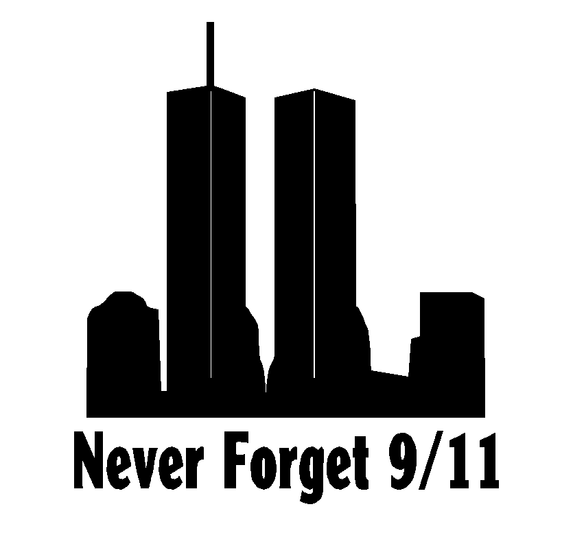 Clip Arts Related To : 9 11 we never forget. 