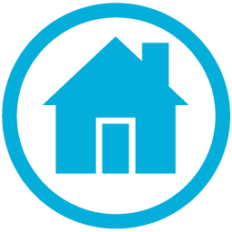 Blue House Icon Transparent Background Clip Art Library