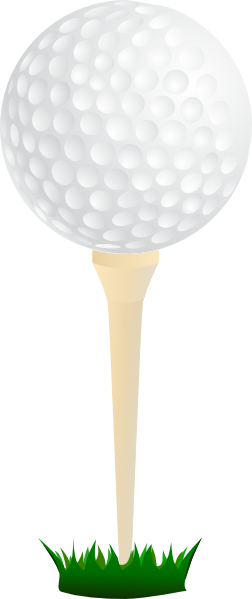 Golf Tee Clipart 