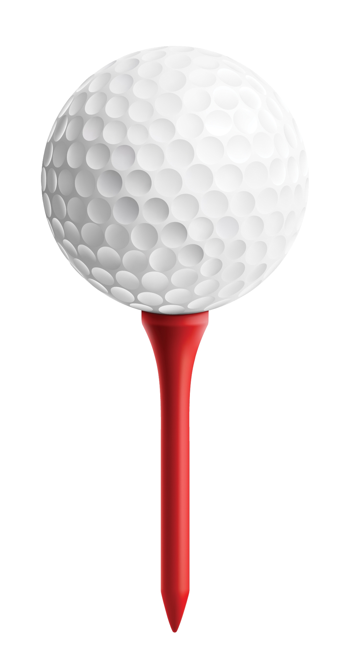 Free Clipart Golf Ball On Tee 