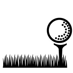 Custom Clipart: Golf Tee Grass 