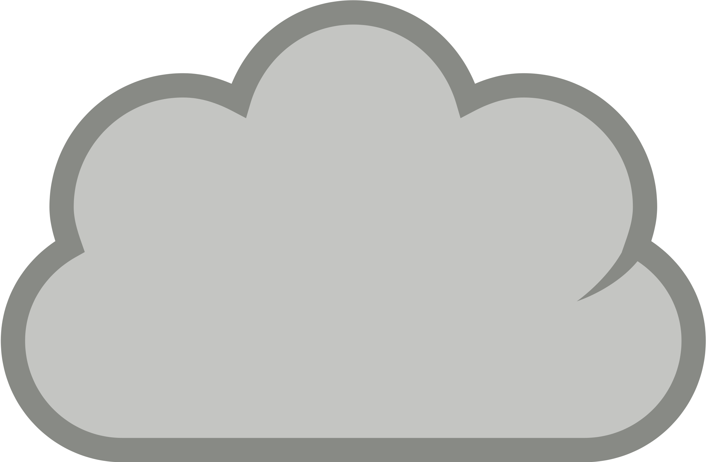 Gray And White Cloud Clipart 