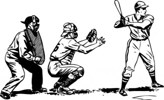 Baseball black and white free baseball clip art free vector for 