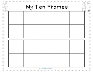 Blank Ten Frame Clipart 
