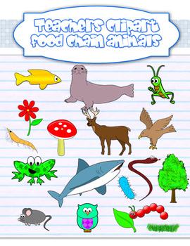 Clipart animals food chain 