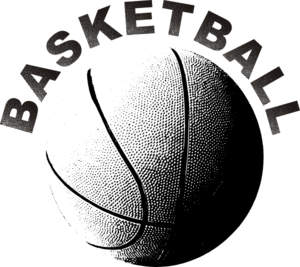 Basketball Clipart Black And White 