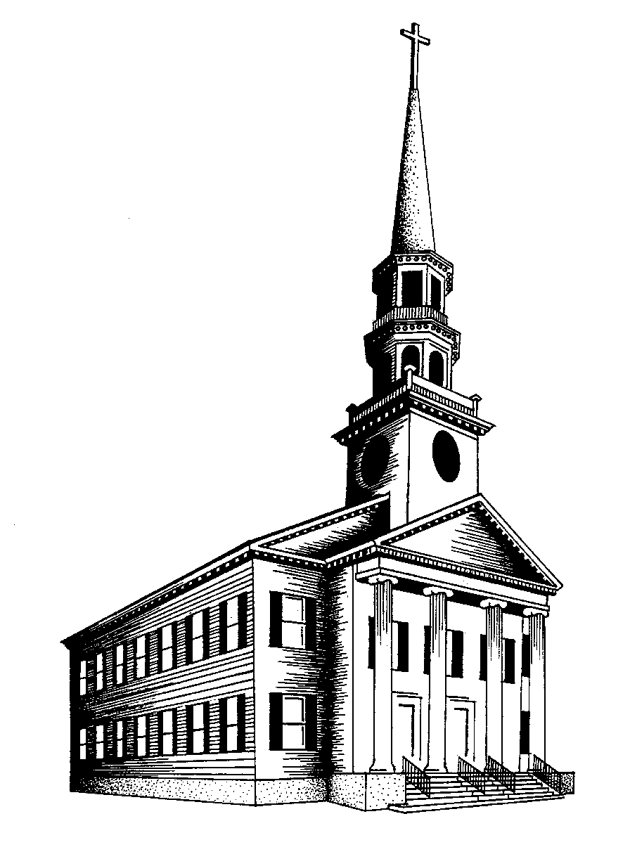 Clipart , Christian clipart image of Church 