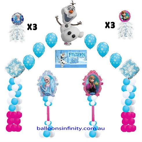 Frozen Balloon Decor Ideas Clip Art Library