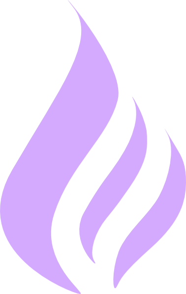 Purple Fire Clipart 